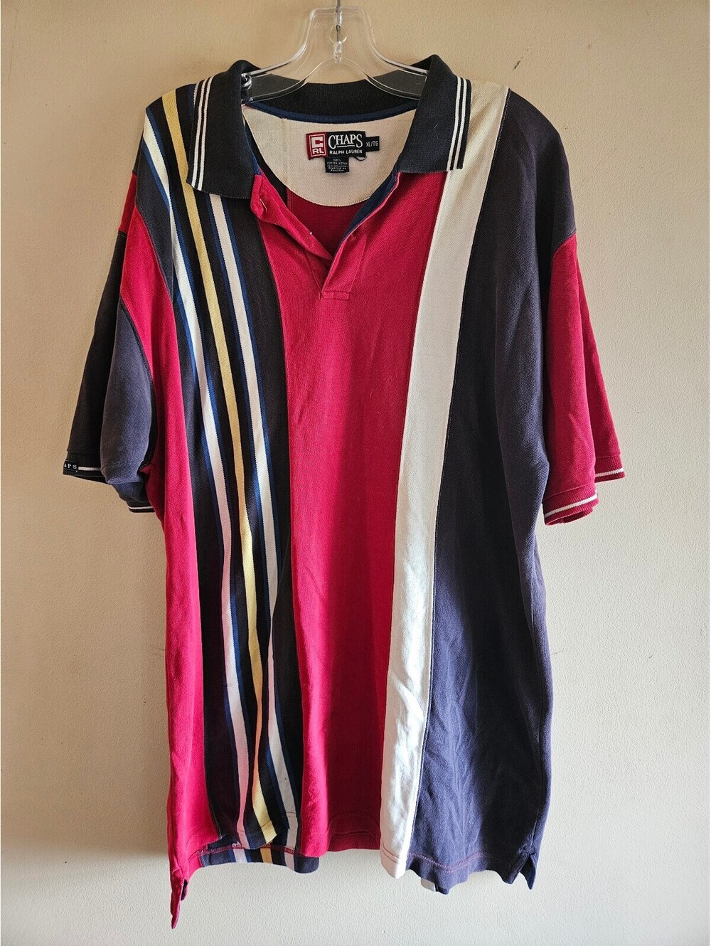 Chaps Ralph Lauren Colourblock Short Sleeve Polo Shirt
